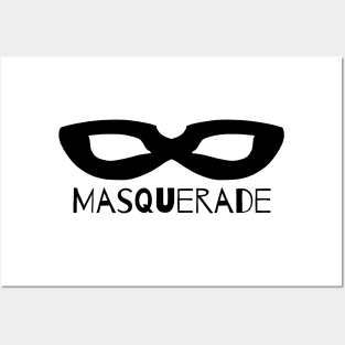 Black Mask - Masquerade Posters and Art